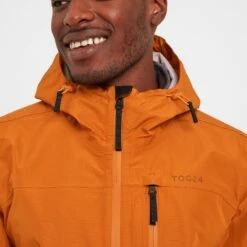 Briercliffe Mens Waterproof Jacket - Dark Orange -Fashion General Store 61856 BRIER002 4