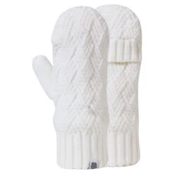 Britton Lined Mittens - Off White -Fashion General Store 61856 BRITT901
