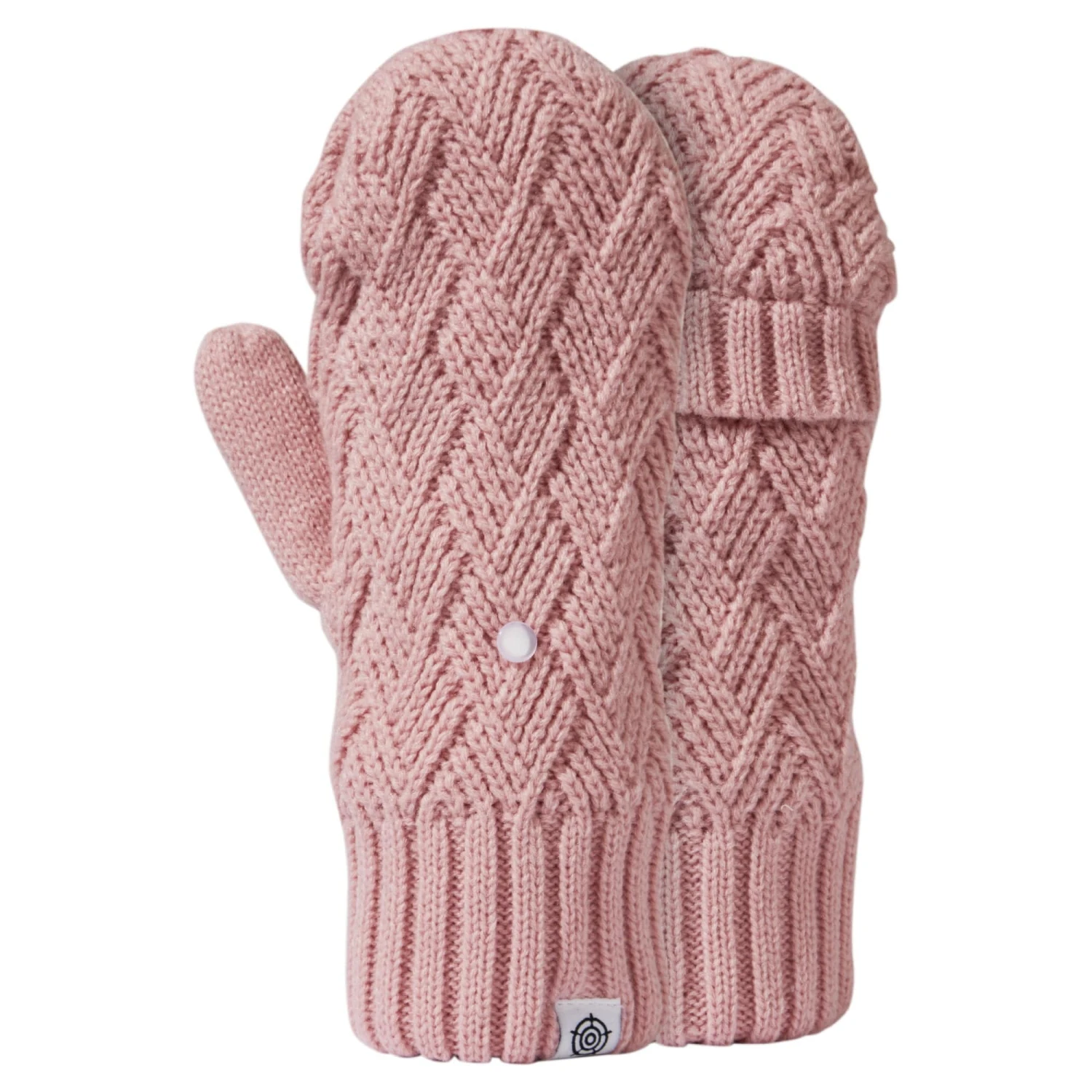 Britton Lined Mittens - Candy Floss Pink 4 Britton Lined Mittens - Candy Floss Pink - Image 2