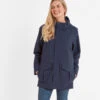 Burradon Womens Waterproof Jacket - Dark Indigo
