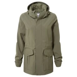 Burradon Womens Waterproof Jacket - Light Khaki -Fashion General Store 61856 BURR302