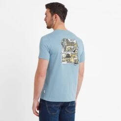 Caldbeck Mens T-Shirt - Blue Haze -Fashion General Store 61856 CALDB001 3