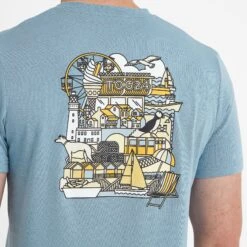 Caldbeck Mens T-Shirt - Blue Haze -Fashion General Store 61856 CALDB001 5