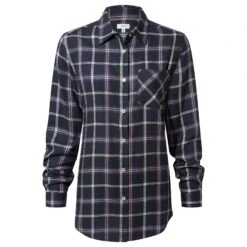 Candice Womens Check Boyfriend Fit Shirt - Dark Indigo/Faded Pink Check 15 Candice Womens Check Boyfriend Fit Shirt - Dark Indigo/Faded Pink Check -Fashion General Store 61856 CAND300