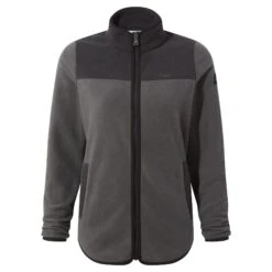 Carty Womens Colour Block Fleece Jacket - Washed Black/Black -Fashion General Store 61856 CART300