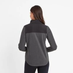 Carty Womens Colour Block Fleece Jacket - Washed Black/Black -Fashion General Store 61856 CART300 2