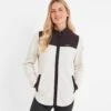 Carty Womens Colour Block Fleece Jacket - Vanilla/Black -Fashion General Store 61856 CART301 1