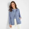 Carys Womens Zip Hoody - Dusty Blue 2 Carys Womens Zip Hoody - Dusty Blue -Fashion General Store 61856 CARYS301 6