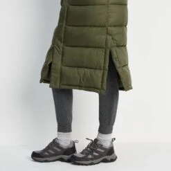 Cautley Womens Long Padded Shower Resistant Jacket - Khaki -Fashion General Store 61856 CAUT301 8