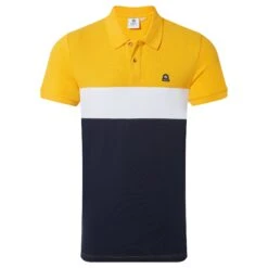 Charnock Mens Polo - Bright Yellow/Dark Indigo -Fashion General Store 61856 CHARN001