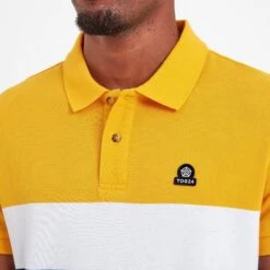 Charnock Mens Polo - Bright Yellow/Dark Indigo -Fashion General Store 61856 CHARN001 4