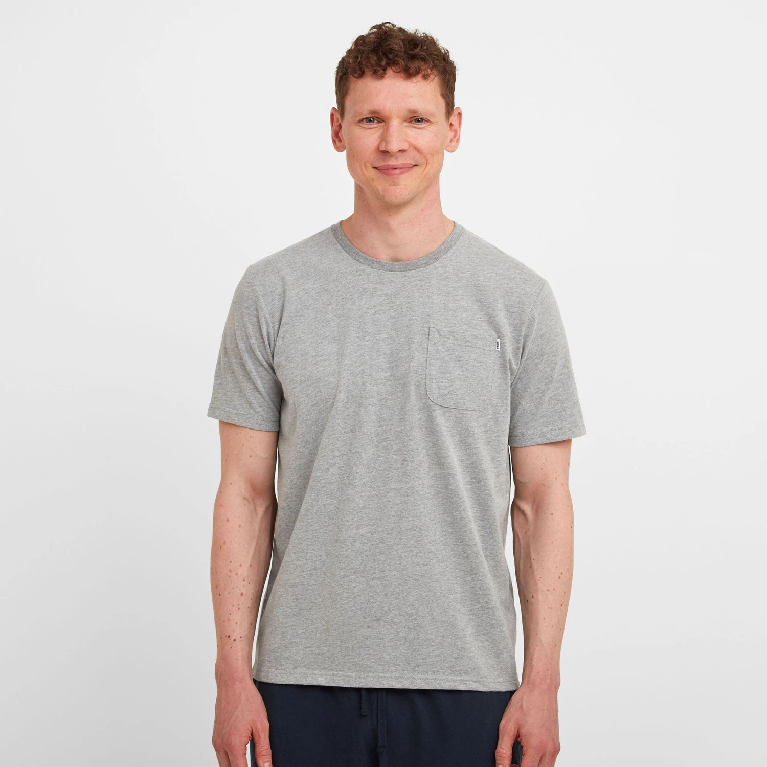 Chill Mens Pyjama Trouser Set - Grey Marl/Indigo 7 Chill Mens Pyjama Trouser Set - Grey Marl/Indigo - Image 5