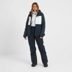 Cinder Womens Ski Jacket - Dark Indigo Confetti Print/Dark Indigo -Fashion General Store 61856 CIND300 1