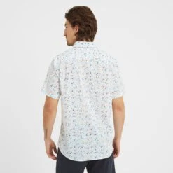 Conrad Mens Short Sleeve Shirt - Optic White 12 Conrad Mens Short Sleeve Shirt - Optic White -Fashion General Store 61856 CONR001 3