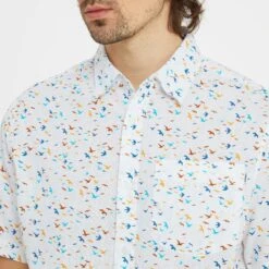 Conrad Mens Short Sleeve Shirt - Optic White 15 Conrad Mens Short Sleeve Shirt - Optic White -Fashion General Store 61856 CONR001 4