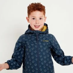 Copley Kids Waterproof Jacket - Dark Indigo Cloud Print -Fashion General Store 61856 COPL600 4