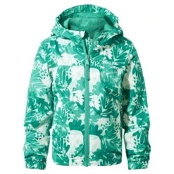 Copley Kids Waterproof Jacket - Turquoise Palm Print 15 Copley Kids Waterproof Jacket - Turquoise Palm Print -Fashion General Store 61856 COPL604