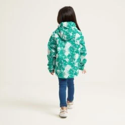 Copley Kids Waterproof Jacket - Turquoise Palm Print 11 Copley Kids Waterproof Jacket - Turquoise Palm Print -Fashion General Store 61856 COPL604 3