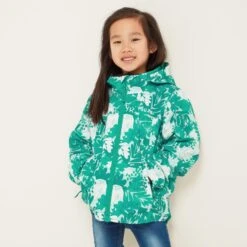 Copley Kids Waterproof Jacket - Turquoise Palm Print 13 Copley Kids Waterproof Jacket - Turquoise Palm Print -Fashion General Store 61856 COPL604 5