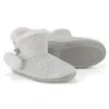 Cordingley Womens Spot Slipper Boots - Light Grey