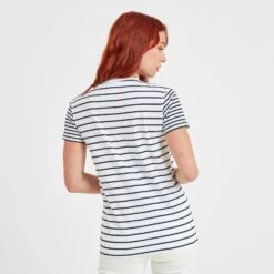 Corinna Womens T-Shirt - Dark Indigo Stripe -Fashion General Store 61856 CORIN302 3