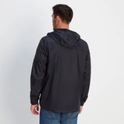 Craven Mens Waterproof Packaway Jacket - Black -Fashion General Store 61856 CRAV001 3