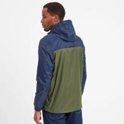 Craven Mens Waterproof Packaway Jacket - Khaki/Navy/Dark Orange Colour Block 14 Craven Mens Waterproof Packaway Jacket - Khaki/Navy/Dark Orange Colour Block -Fashion General Store 61856 CRAV062 3