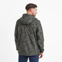 Craven Mens Waterproof Packaway Jacket - Khaki Dot Camo Print -Fashion General Store 61856 CRAV071 3