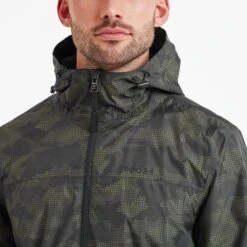 Craven Mens Waterproof Packaway Jacket - Khaki Dot Camo Print -Fashion General Store 61856 CRAV071 5