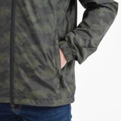 Craven Mens Waterproof Packaway Jacket - Khaki Dot Camo Print -Fashion General Store 61856 CRAV071 6