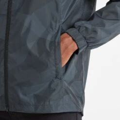 Craven Mens Waterproof Packaway Jacket - Dark Indigo Block Camo Print -Fashion General Store 61856 CRAV072 6