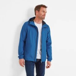 Craven Mens Waterproof Packaway Jacket - Peacock Blue -Fashion General Store 61856 CRAV080 5