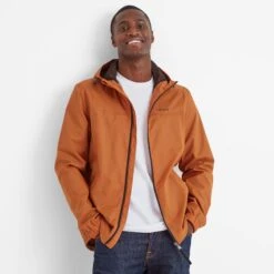 Craven Mens Waterproof Packaway Jacket - Dark Orange -Fashion General Store 61856 CRAV081 4