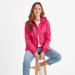 Craven Womens Waterproof Packaway Jacket - Magenta Pink -Fashion General Store 61856 CRAV307 4