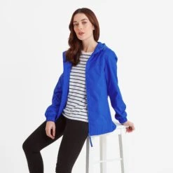 Craven Womens Waterproof Packaway Jacket - Mykonos Blue -Fashion General Store 61856 CRAV308 4
