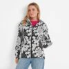 Craven Womens Waterproof Packaway Jacket - Black & White Floral Print -Fashion General Store 61856 CRAV401 2