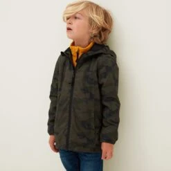 Craven Kids Waterproof Packaway Jacket - Khaki Classic Camo 14 Craven Kids Waterproof Packaway Jacket - Khaki Classic Camo -Fashion General Store 61856 CRAV610 4