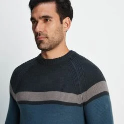 Darius Mens Jumper - Petrol Blue -Fashion General Store 61856 DARI002 4