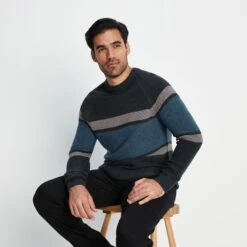 Darius Mens Jumper - Petrol Blue -Fashion General Store 61856 DARI002 7