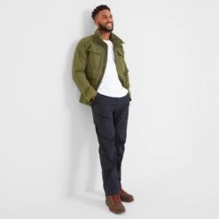 Dibden Mens Cargo Trousers Long - Midnight