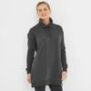 Drakeford Womens Longline Sweat - Washed Black 2 Drakeford Womens Longline Sweat - Washed Black -Fashion General Store 61856 DRAKE300 2