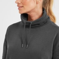 Drakeford Womens Longline Sweat - Washed Black -Fashion General Store 61856 DRAKE300 4