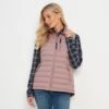 Drax Womens Down Gilet - Faded Pink -Fashion General Store 61856 DRAXG303 1
