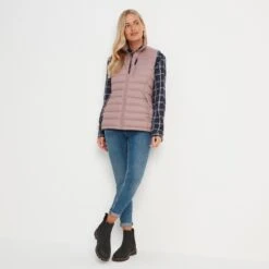 Drax Womens Down Gilet - Faded Pink -Fashion General Store 61856 DRAXG303 3