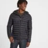 Drax Mens Hooded Down Jacket - Black -Fashion General Store 61856 DRAXH001
