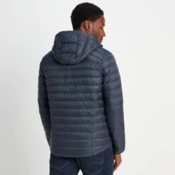 Drax Mens Hooded Down Jacket - Navy -Fashion General Store 61856 DRAXH002 2