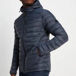 Drax Mens Hooded Down Jacket - Navy -Fashion General Store 61856 DRAXH002 5