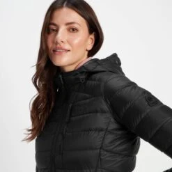 Drax Womens Hooded Down Jacket - Black -Fashion General Store 61856 DRAXH300 4