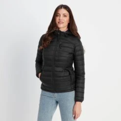 Drax Womens Hooded Down Jacket - Black -Fashion General Store 61856 DRAXH300 7 96208dd2 53df 4a2d 8ba5 d8ba9ad8d58e