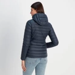 Drax Womens Hooded Down Jacket - Navy -Fashion General Store 61856 DRAXH301 3
